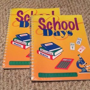 NWT and vintage set of two School Days Binders